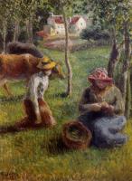 Pissarro, Camille - Cowherd